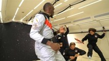 Not so fast! Usain Bolt's speed halted in zero-gravity plane!