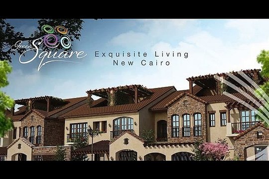 شقه ارضي بحديقه في جرين سكوير مدينه المستقبل للبيع بالتقسط