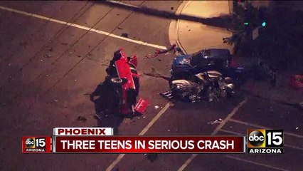 Two seriously hurt in crash near 32nd Street and Union Hills