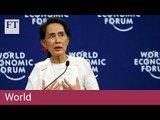 Aung San Suu Kyi defends jailing of Myanmar journalists