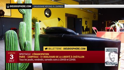 Dieudonné répond à l'Express // Edouard Baer, Cohn Bendit, médias, mensonge, Anne Jouan