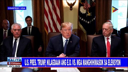 GLOBALITA: US Pres. Trump, nilagdaan ang EO vs mga manghihimasok sa eleksyon