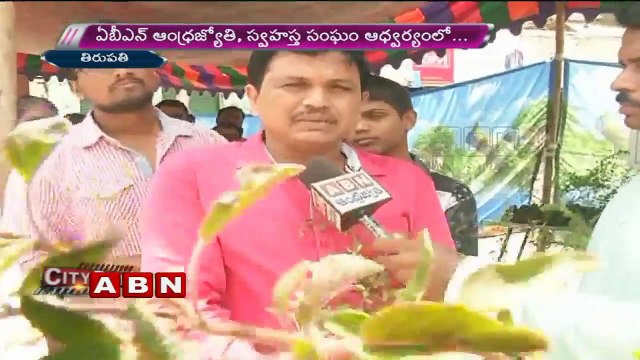 ABN Andhra Jyothi & Swahastha Organisation Distributes Eco Friendly ganesh Idols In Tirupati