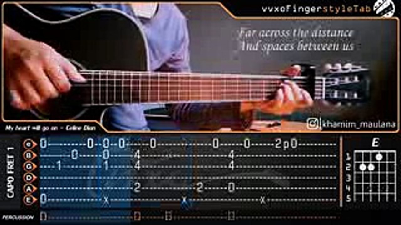 TITANIC - My Heart Will Go On - Fingerstyle Guitar Cover  TAB Tutorial