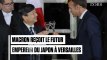 Emmanuel Macron reçoit le futur empereur du Japon à Versailles