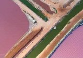 Photographer Captures Stunning Pink Lake in Western Australia