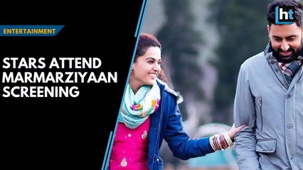 Stars attend special Manmarziyaan screening at YRF studios