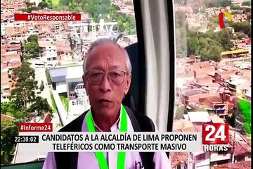 Elecciones 2018: Candidatos proponen teleféricos como transporte masivo