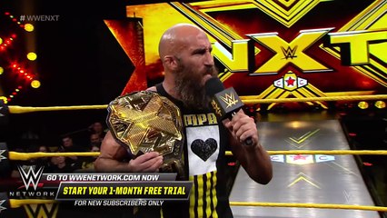 Tommaso Ciampa denies attacking Aleister Black- WWE NXT, Sept. 12, 2018