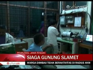 Aktifitas Gunung Slamet Terus Meningkat
