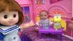 Baby doll with bag house and bed room house play
