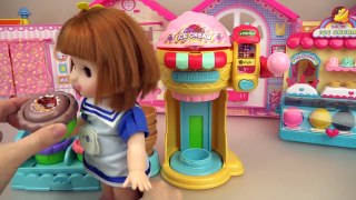 Baby doll Ice Cream shop and fruit juice surprise play