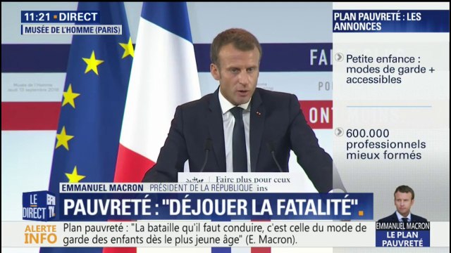 Macron veut développer les repas à 1 euro dans les cantines pour les plus pauvres et proposer des petits-déjeuners dans les collèges de Rep+