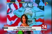 México: Alejandra Guzmán se muestra haciendo Topless