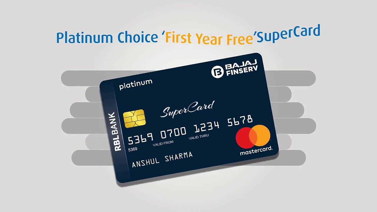 India’s First SuperCard - Bajaj Finserv RBL Bank Platinum Choice Credit Card