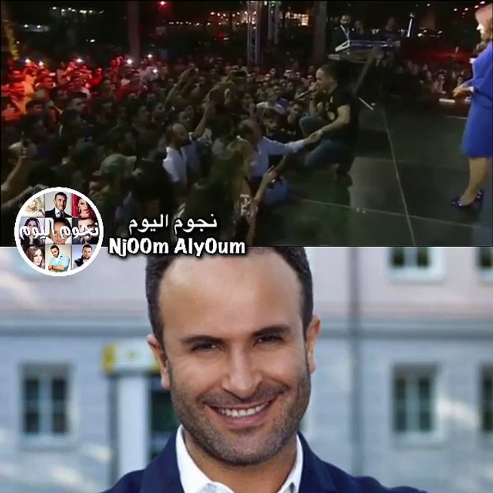 النجم أيمن زبيب يعرض الزواج على حبيبته على المسرح شاهدوا الفيديو