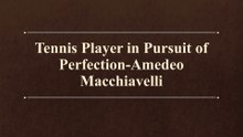 What Makes a Great Tennis Player-Howard Sambol