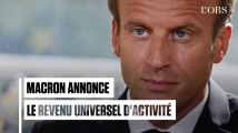 Plan pauvreté : Emmanuel Macron annonce le revenu universel d'activité