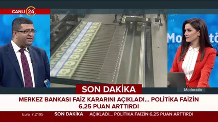 Merkez Bankası politika faizini artırdı