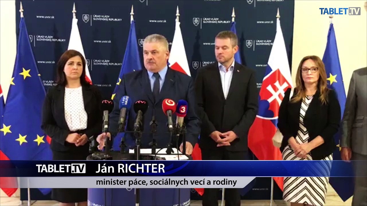 ZÁZNAM: Brífing predsedu vlády SR Petra Pellegriniho