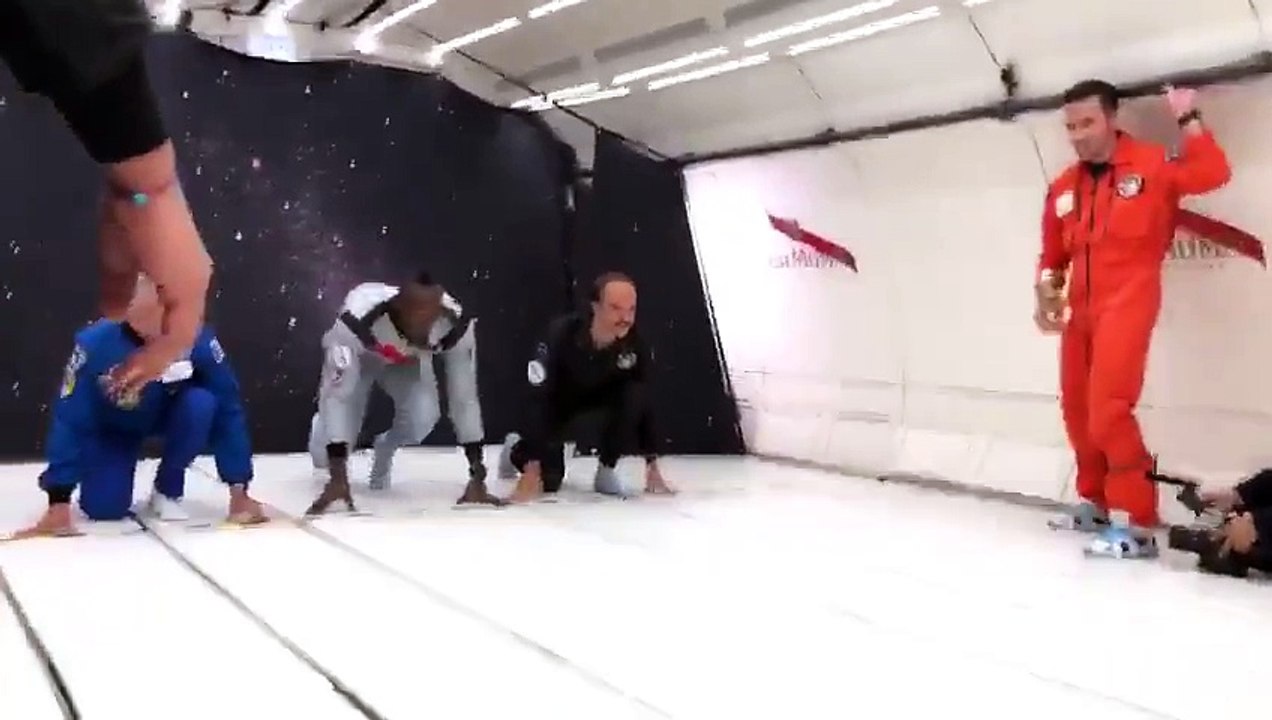 ''Dünyanın en hızlı adamı' Usain Bolt uzayın da en hızlısı olduğunu kanıtladı