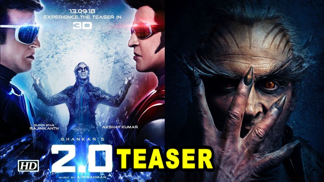 2.0 TEASER | Rajinikanth & Akshay Kumar’s sci-fi thriller