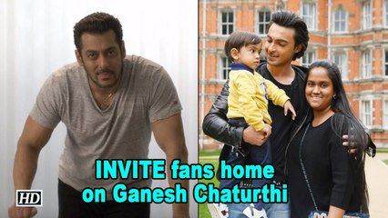 Salman's Brother-in-law Aayush INVITES fans home on Ganesh Chaturthi