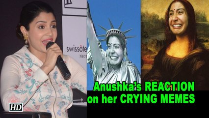 Anushka’s REACTION on her CRYING MEMES | Sui Dhaga: Made in India
