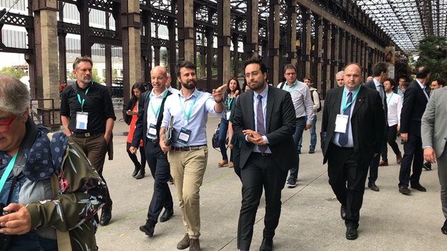 Nantes. Mounir Mahjoubi, secrétaire d'Etat chargé du numérique présent au Numérique en communs