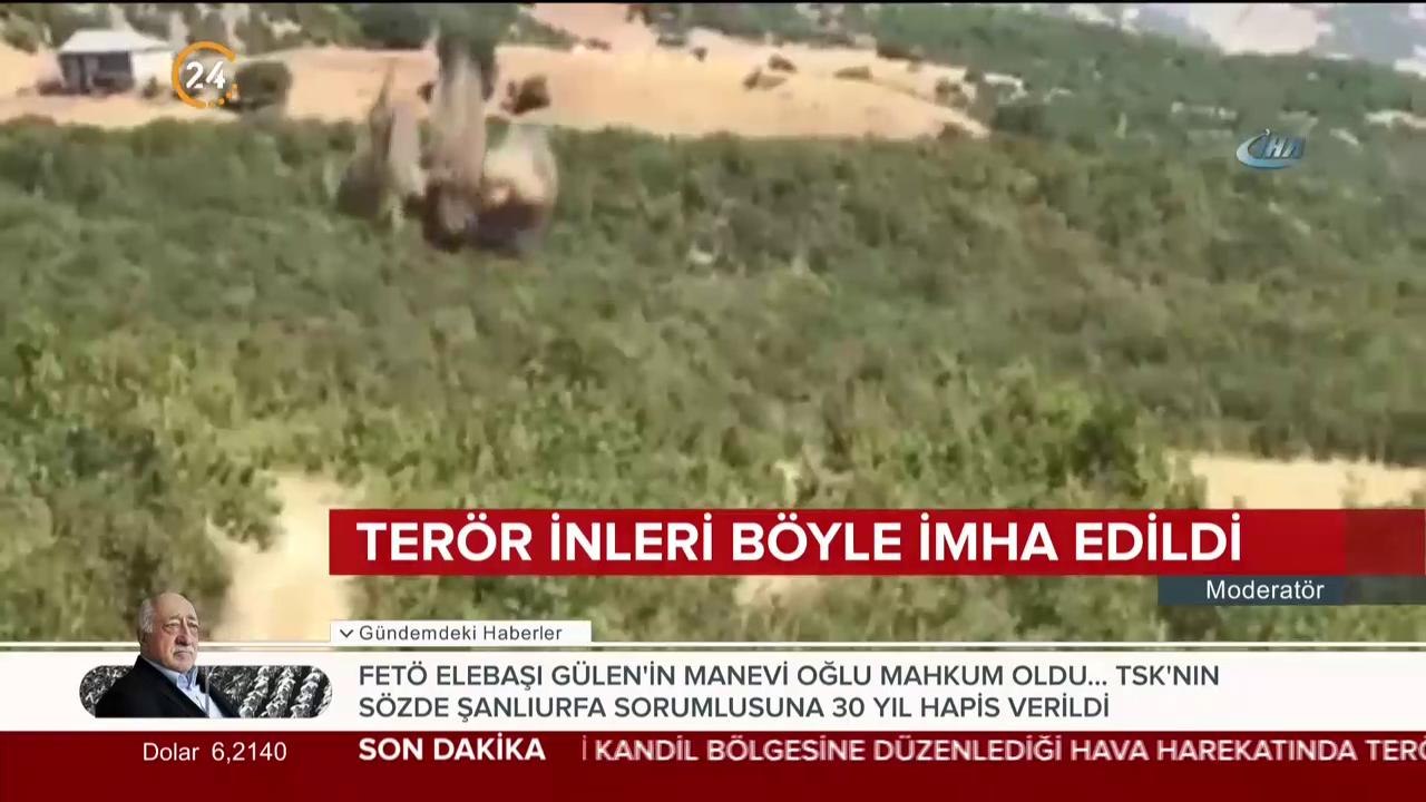 Terör inleri böyle imha edildi
