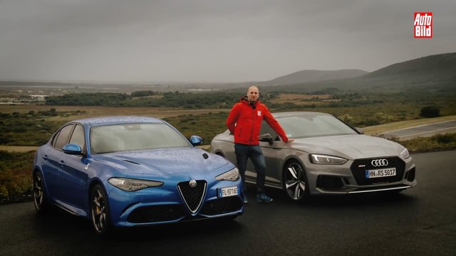 VÍDEO: Audi RS5 vs Alfa Giulia QV, ¿Cuál es mejor?