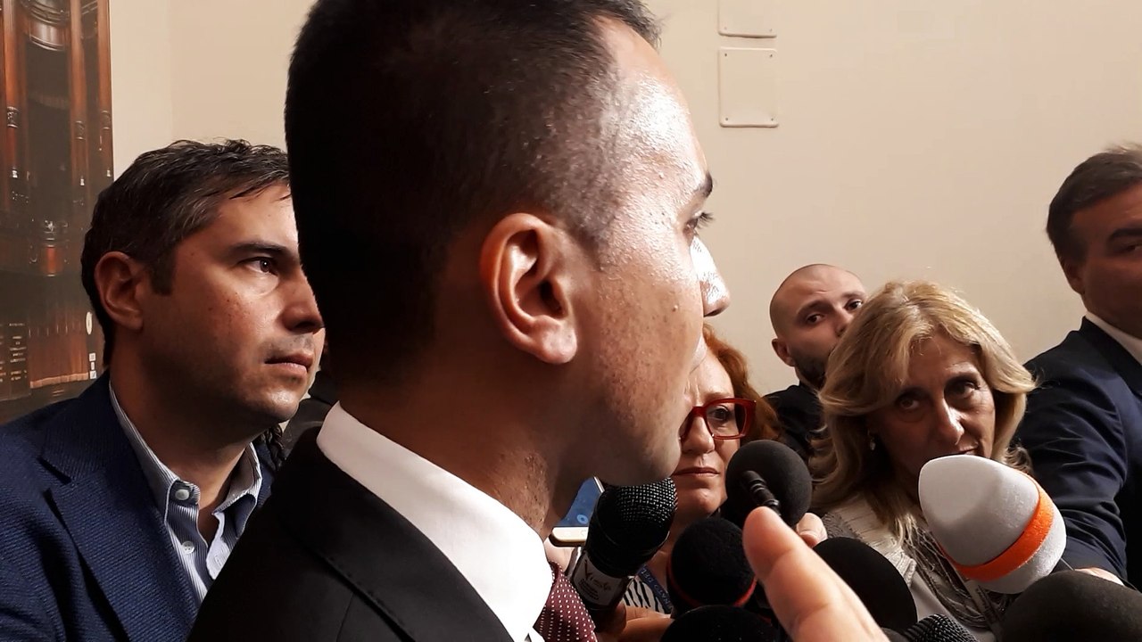 Luigi Di Maio dopo incontro con commissario europeo Oettinger