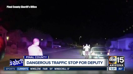 PCSO deputy rammed by suspect in vehicle