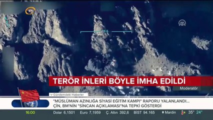 Terör inleri böyle imha edildi