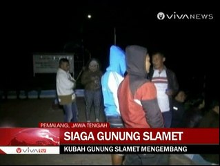 Kubah Gunung Slamet Mengembang