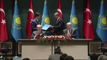 Erdoğan ile Kazakistan Cumhurbaşkanı Nazarbayev Ortak Basın Toplantısı Düzenledi-2