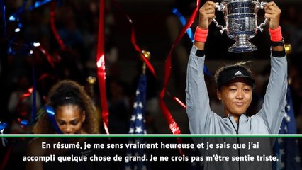 US Open - Osaka : "Je ne me suis pas sentie triste"