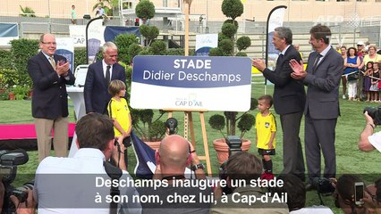 Deschamps inaugure un stade à son nom à Cap-d'Ail