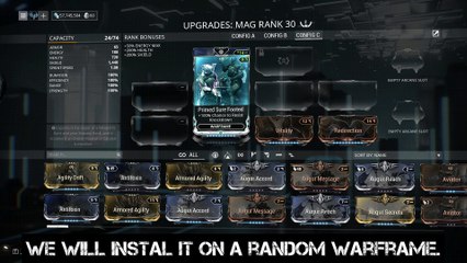 Warframe: 900 log-in reward - Primed Sure Footed