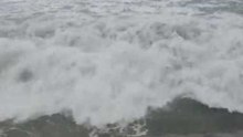 Waves Pound Nags Head Pier as Hurricane Florence Nears