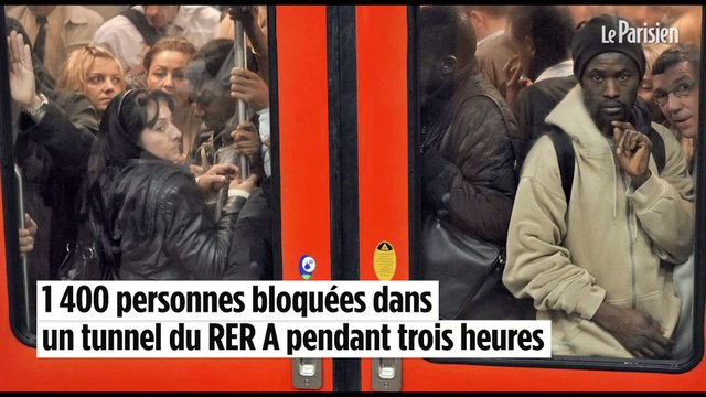 RER A : 1 400 personnes bloquées dans un tunnel pendant trois heures