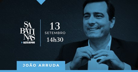 Gazeta do Povo sabatina João Arruda, candidato ao governo do Paraná