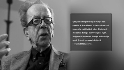 Ora News - Kadare: Çdo lëvizje kufijsh nuk i shërben paqes