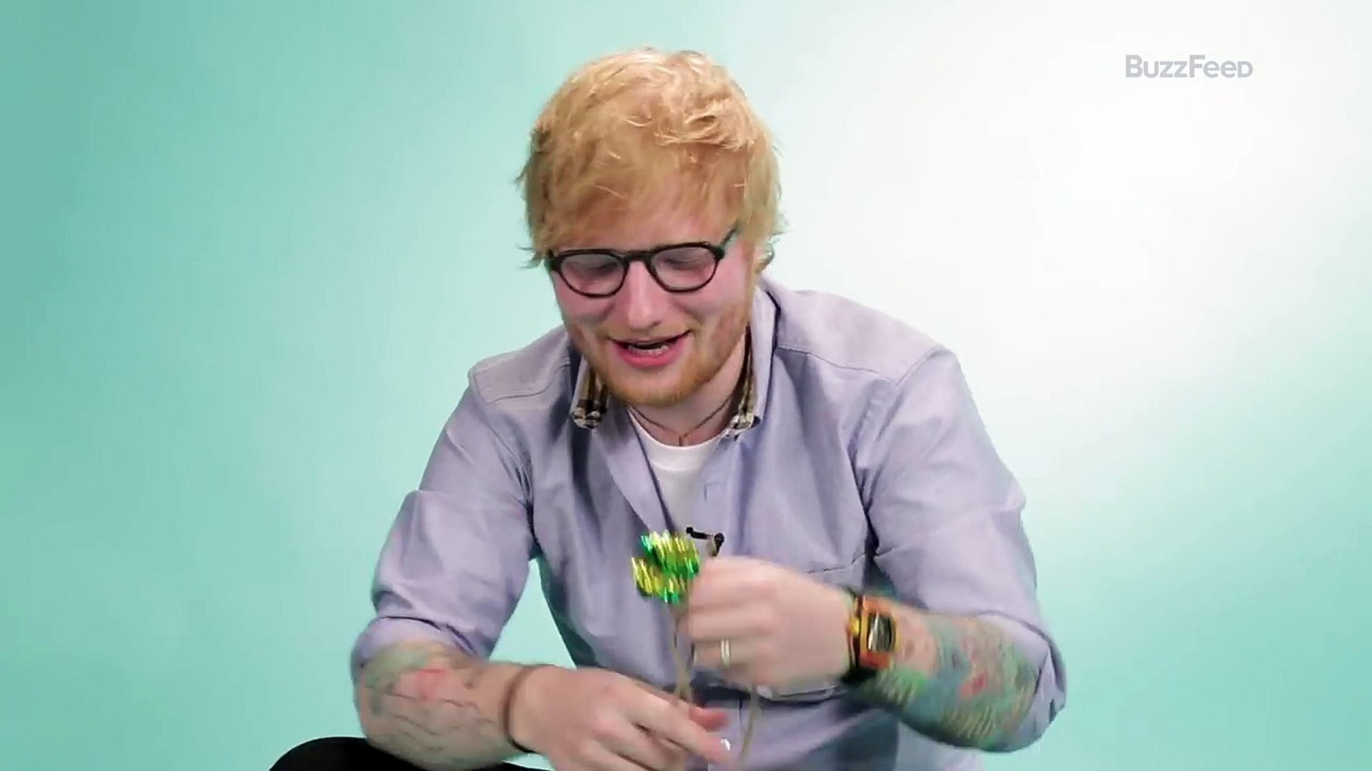 Ed Sheeran Plays With Kittens While Answering Fan Questions