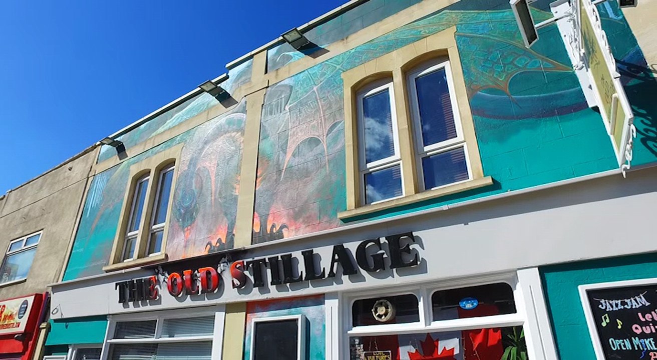 New Mural On The Old Stillage