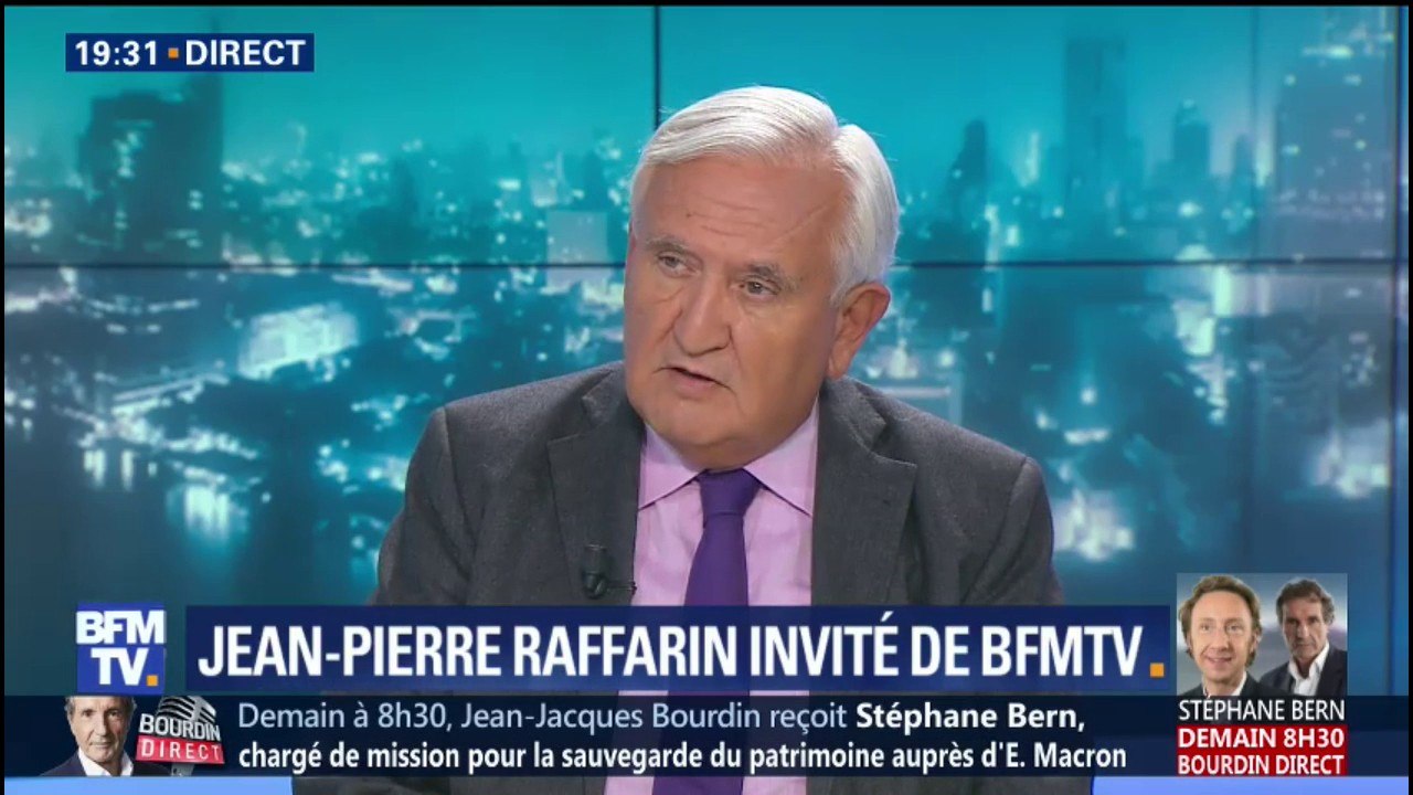 "Je pense que c'est un acte de vérité (...) mais nous étions en guerre", réagit J-P. Raffarin après le discours du président sur M. Audin