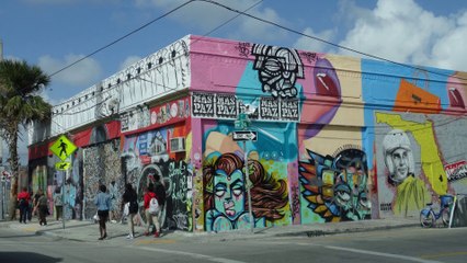 Street art à Wynwood Quartier de Miami