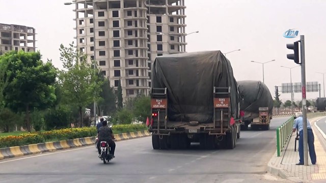 İldip sınırına fırtına obüs topları sevk edildi