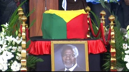 Former UN chief Kofi Annan laid to rest in Ghana