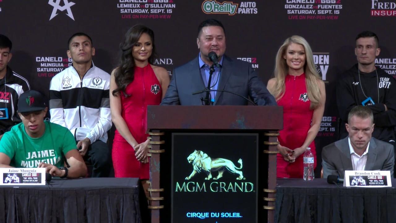 Jaime Munguia Podium
